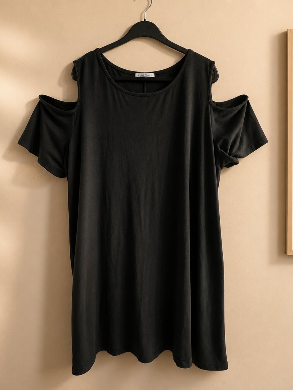 Nemidor Black Dress Size 26 Cold shoulder